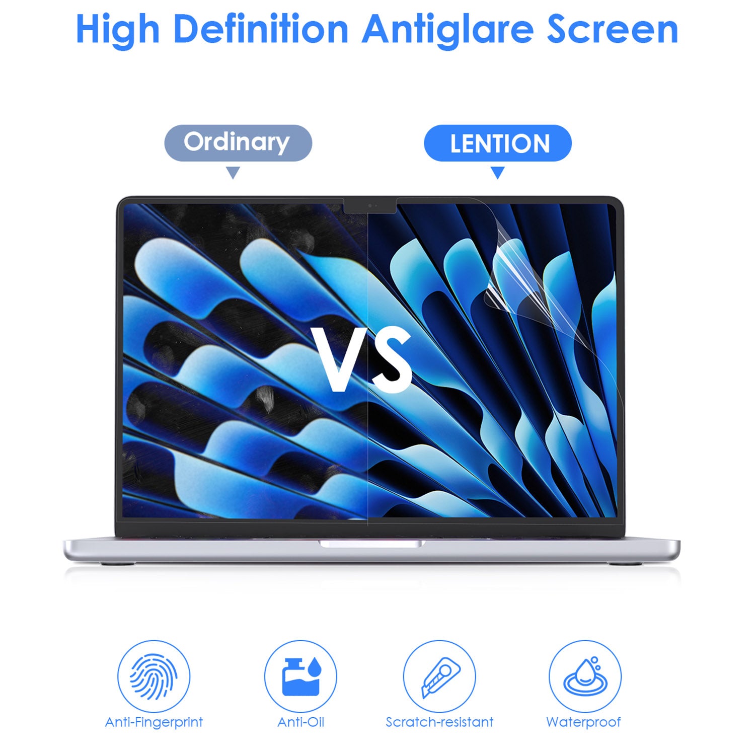 LENTION for Macbook Air 15 inch (2023) M2 A2941 / (2024) A3114 M3 Screen Protector HD Clear Laptop PET Screen Film LENTION for Macbook Air 15 inch (2023) M2 A2941 / (2024) A3114 M3 Screen Protector HD Clear Laptop PET Screen Film